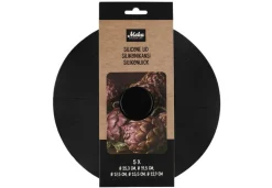 Ruoansäilytys Ja Järjestys|Keittiötarvikkeet^Maku kansi silikonia musta 5 kpl