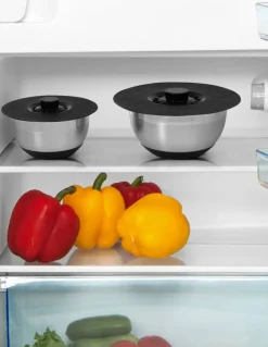 Ruoansäilytys Ja Järjestys|Keittiötarvikkeet^Maku kansi silikonia musta 5 kpl