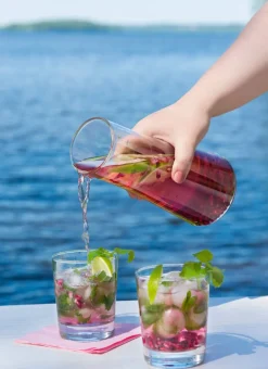 Tarjoilu^Maku lasikannu 1 L silikonikansi