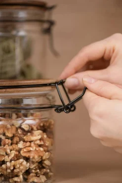 Ruoansäilytys Ja Järjestys^Maku säilytyspurkki patenttikannella 0,9L