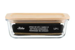 Ruoansäilytys Ja Järjestys^Maku säilytysrasia 1,04 L lasi/bambu