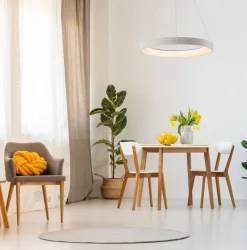 Sisustusvalaisimet^Mantra Niseko riippuvalaisin Ø 45 cm kaukosäätimellä valkoinen