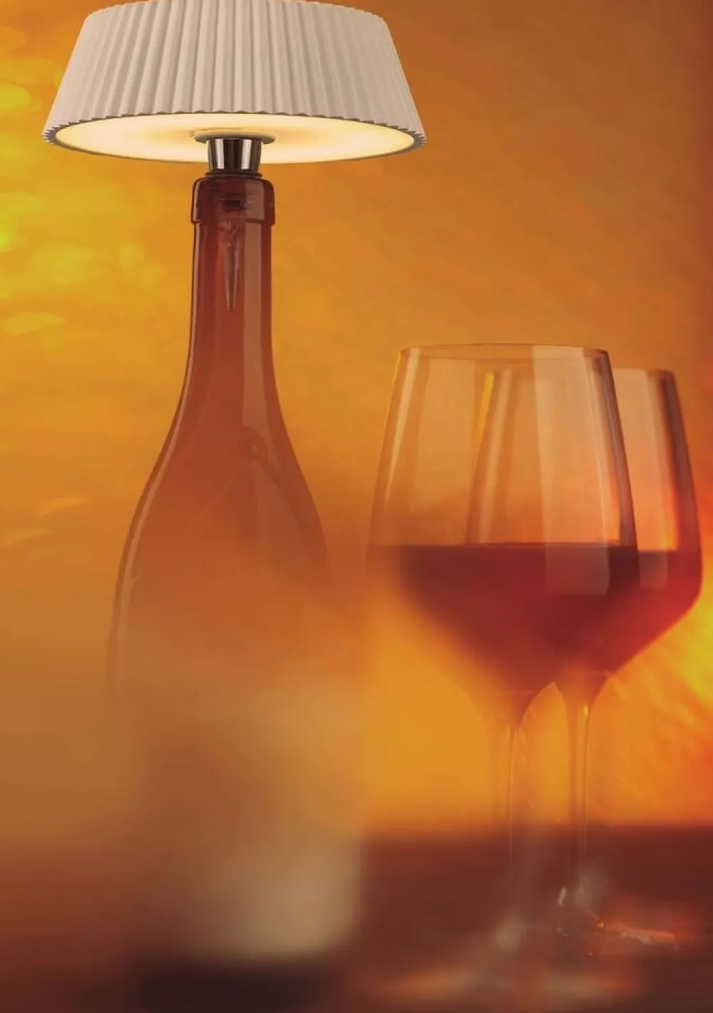 Sisustusvalaisimet^Mantra Relax USB tunnelmavalaisin pullonkorkki