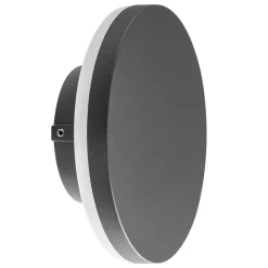 Sisustusvalaisimet^Mantra seinävalaisin Bora 15 cm pyöreä grafiitin harmaa