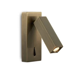 Sisustusvalaisimet^Mantra seinävalaisin Tarifa antiikkimessinki