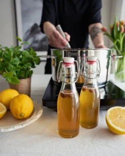 Ruoansäilytys Ja Järjestys|Juoma- Ja Baaritarvikkeet^Marjukka lasipullo patenttikorkilla 1 l