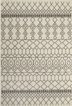 Keskilattiamatot^ Matto Saga 160x230 cm valkoinen