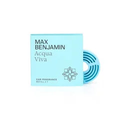Tuoksukynttilät Ja Huonetuoksut|Kynttilät Ja Huonetuoksut^Max Benjamin autotuoksun täyttöpakkaus Acqua Viva