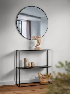 Hyllyt Ja Telineet|Huonekalut^Mirrors and More hylly Alexis 80 x 80 cm musta