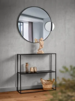 Kellot Ja Peilit^Mirrors and More peili Britney Ø 80 cm musta