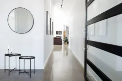 Kellot Ja Peilit^Mirrors and More peili Britney Ø 80 cm musta