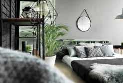 Kellot Ja Peilit^Mirrors and More peili Cornelia Ø55 cm musta