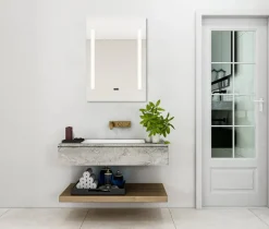 Kellot Ja Peilit^Mirrors and More peili Ilonka LED-valolla 50 x 70 cm peilila