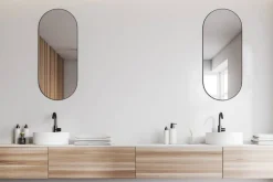 Kellot Ja Peilit^Mirrors and More peili Josephine 30 x 70 cm musta