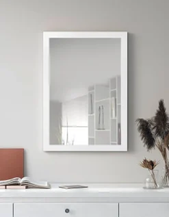 Kellot Ja Peilit^Mirrors and More peili Kim 48 x 68 cm valkoinen