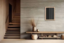 Kellot Ja Peilit^Mirrors and More peili Kim 48 x 68 cm tammi