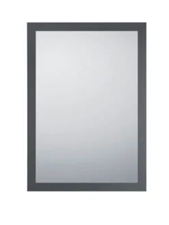 Kellot Ja Peilit^Mirrors and More peili Kim 48 x 68 cm antrasiitti