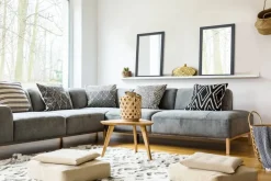 Kellot Ja Peilit^Mirrors and More peili Kim 48 x 68 cm antrasiitti