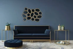 Kellot Ja Peilit^Mirrors and More peili Maddy 90 x 61 cm kulta