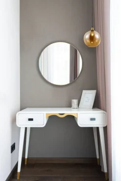 Kellot Ja Peilit^Mirrors and More peili Mila Ø50 cm kulta