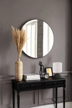 Kellot Ja Peilit^Mirrors and More peili Mila Ø50 cm musta