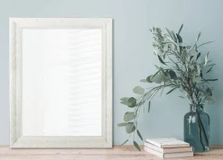 Kellot Ja Peilit^Mirrors and More peili Tanja 55 x 70 cm valkoinen