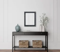 Kellot Ja Peilit^Mirrors and More peili Tanja 55 x 70 cm musta/hopea