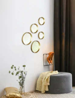 Kellot Ja Peilit^Mirrors and More peilisetti Vivien 5-pack kulta