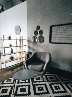 Kellot Ja Peilit^Mirrors and More peilisetti Vivien 5-pack musta/kulta