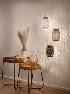 Huonekalut^Mirrors and More pöytä Jette Ø66 cm musta/puu