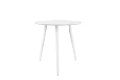 Huonekalut^Mirrors and More sarjapöytä Vilana Ø50 cm + Ø45 cm valkoinen