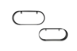 Hyllyt Ja Telineet|Huonekalut^Mirrors and More seinähyllysetti Joyce 2-pack musta