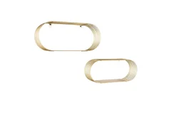 Hyllyt Ja Telineet|Huonekalut^Mirrors and More seinähyllysetti Joyce 2-pack kulta