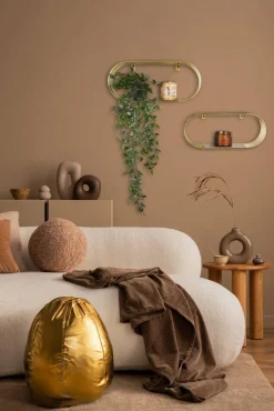 Hyllyt Ja Telineet|Huonekalut^Mirrors and More seinähyllysetti Joyce 2-pack kulta