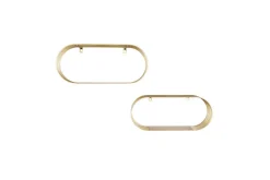 Hyllyt Ja Telineet|Huonekalut^Mirrors and More seinähyllysetti Joyce 2-pack kulta