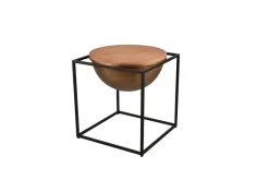 Huonekalut^Mirrors and More sivupöytä Celli 53 x 55 cm musta