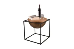 Huonekalut^Mirrors and More sivupöytä Celli 53 x 55 cm musta