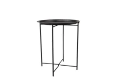 Huonekalut^Mirrors and More sivupöytä Carolina 43 x 51 cm musta