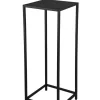 Huonekalut^Mirrors and More sivupöytä Veronika 31x31x80 cm musta