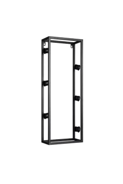 Ruoansäilytys Ja Järjestys^Mirrors and More viinipulloteline Annabell 25 x 70 cm musta