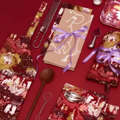 Keittiötekstiilit^Moomin Arabia esiliina Juhlan Aika