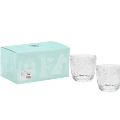 Astiat^Moomin Arabia juomalasi 28 cm kirkas 2 kpl