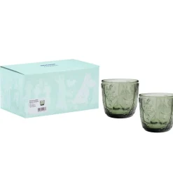 Astiat^Moomin Arabia juomalasi 28 cm havunvihreä 2 kpl