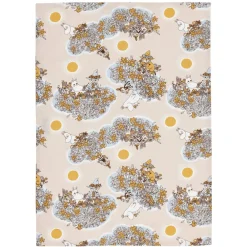 Keittiötekstiilit^Moomin Arabia keittiöpyyhe 50x70 cm Sydänystävät GOTS