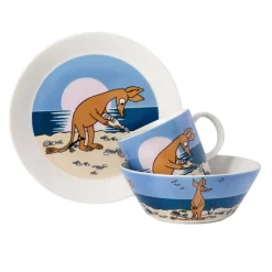 Astiat^Moomin Arabia lautanen Ø 19 cm Nipsu rannalla