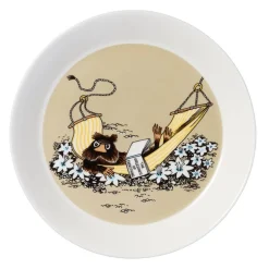Astiat^Moomin Arabia lautanen Ø 19 cm Piisamirotta luolassa