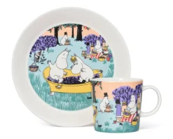 Astiat^Moomin Arabia lautanen Ø 19 cm Marjassa