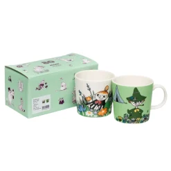 Astiat^Moomin Arabia muki 0,3 l Pikku Myy & Nuuskamuikkunen 2 kpl