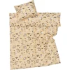 Vuodetekstiilit^Moomin Arabia pussilakanasetti 150x210 cm Muumiperhe beige