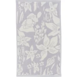Kylpyhuone- Ja Saunatekstiilit|Kylpyhuone- Ja Saunatekstiilit^Moomin Arabia pyyhe 30x50 cm Lilja harmaa